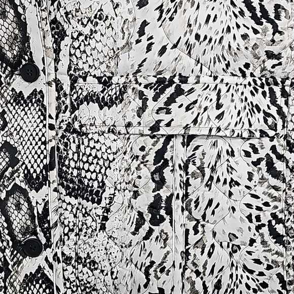 All Saints NWT Foxi Noche Liner Quilted Jacket in Gray Women's Size 8 - Picture 9 of 12